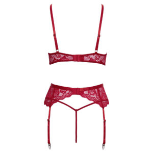 X-mas Julelingeri Sæt i Røde Blonder