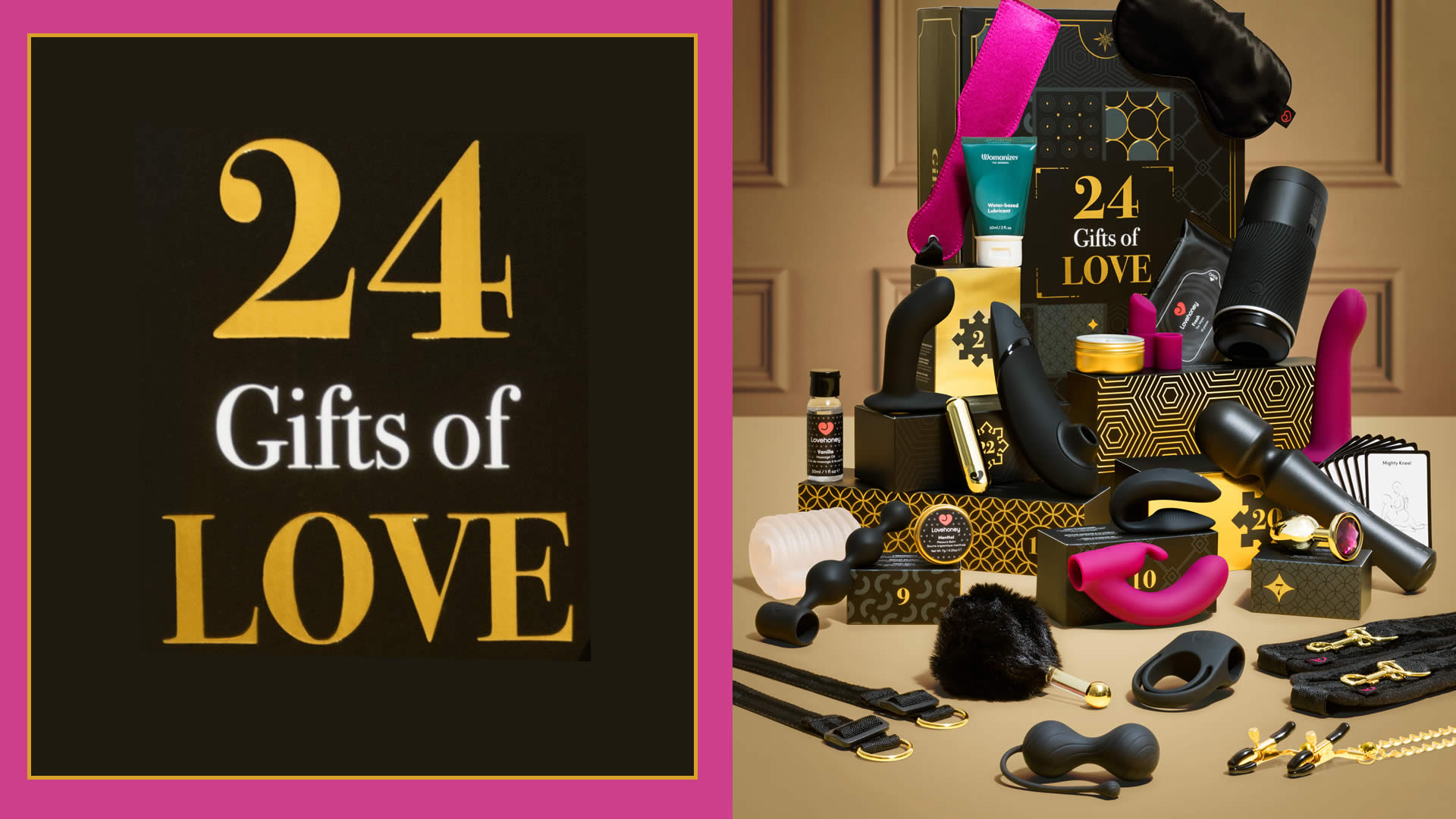 Erotisk Julekalender Luxury fra Womanizer og We-Vibe