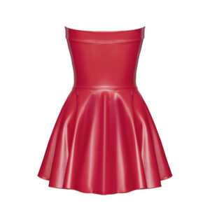 Noir Wetlook Kjole i Rød