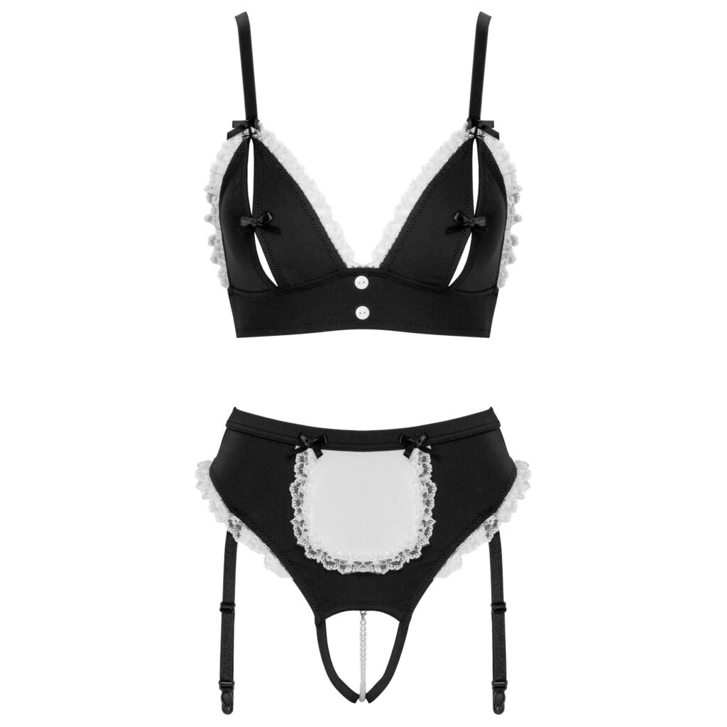 Stuepige Kostume BH og Trusse Sæt
