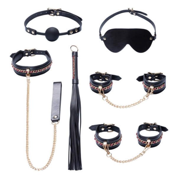 Bad Kitty Bondage Sæt med Rød og Guld