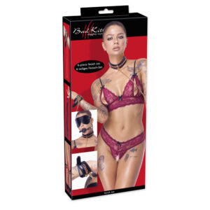 Bad Kitty Bondage Sæt med Rød og Guld