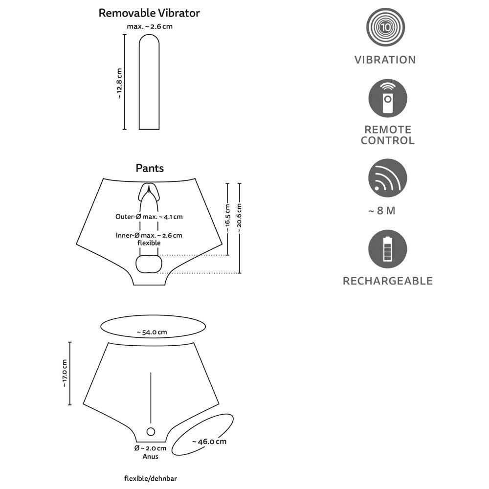 Ultra Realistic Penis Pants Strap-On Vibrator