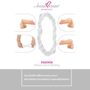Beau Coeur PARINOR Silikone Testikel og Penisring