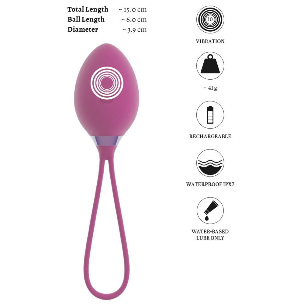 Beau Coeur ROVANA Fjernbetjent Vibrator Æg