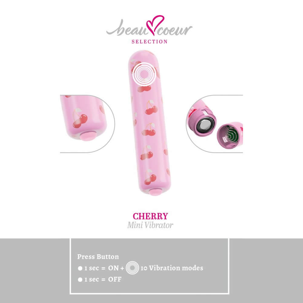 Beau Coeur CHERRY Mini Vibrator