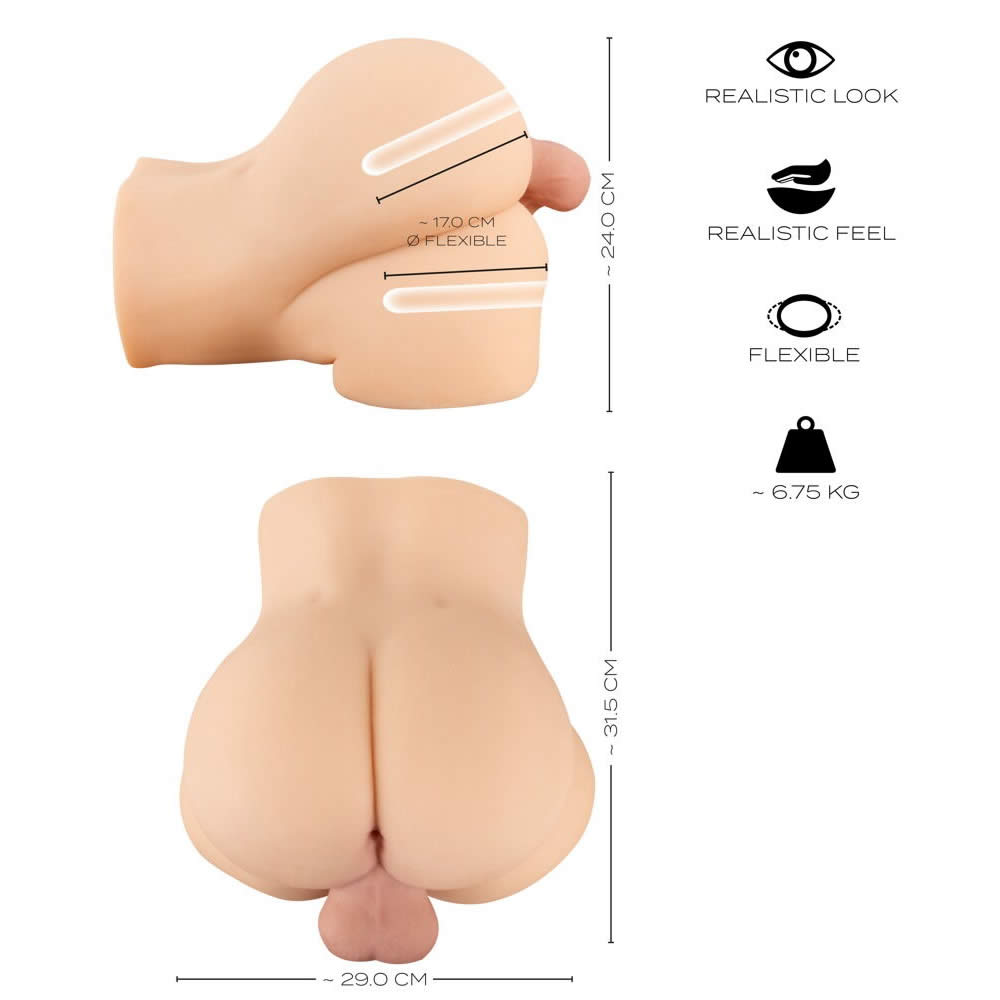 Realistixxx Deluxe Double Torso Masturbator