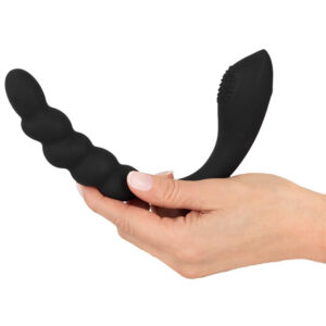 Black Velvets Bendable dual stimulator Anal og Lay-On Vibrator