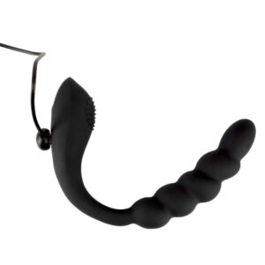 Black Velvets Bendable dual stimulator Anal og Lay-On Vibrator