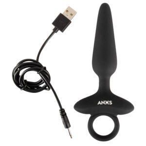Anos Flexible Anal Plug med Vibrator
