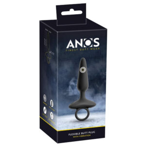 Anos Flexible Anal Plug med Vibrator