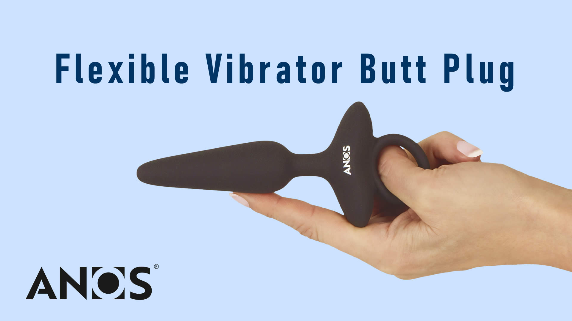 Anos Flexible Anal Plug med Vibrator