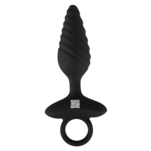 Anos Flexible Anal Plug Twisted Design med Vibrator