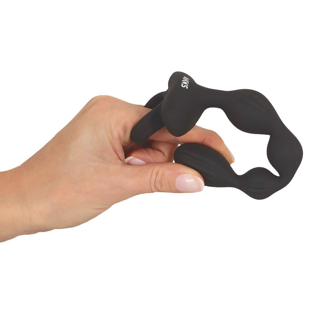 Anos Fleksibel Anal Beads med Jumping Vibrationer