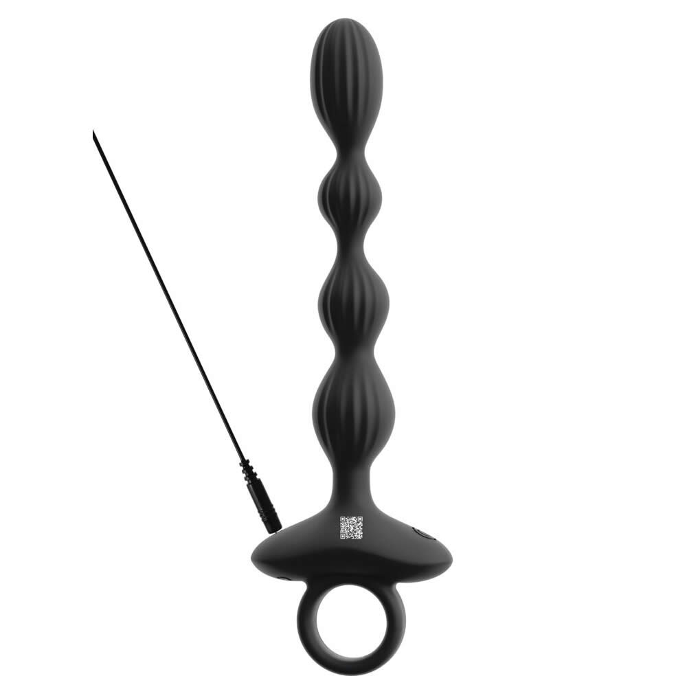 Anos Fleksibel Anal Beads med Jumping Vibrationer