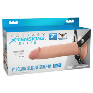 Fantasy X-Tensions Elite Hollow Silikone Strap-on Sæt