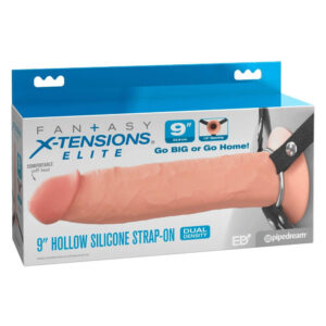 Fantasy X-Tensions Elite Hollow Silikone Strap-on Sæt