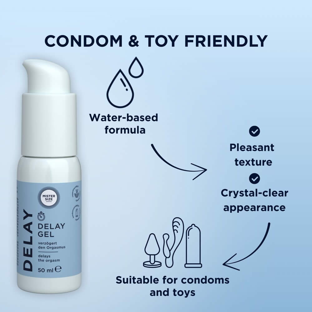 Mister Size Delay Gel Erektions Forlænger