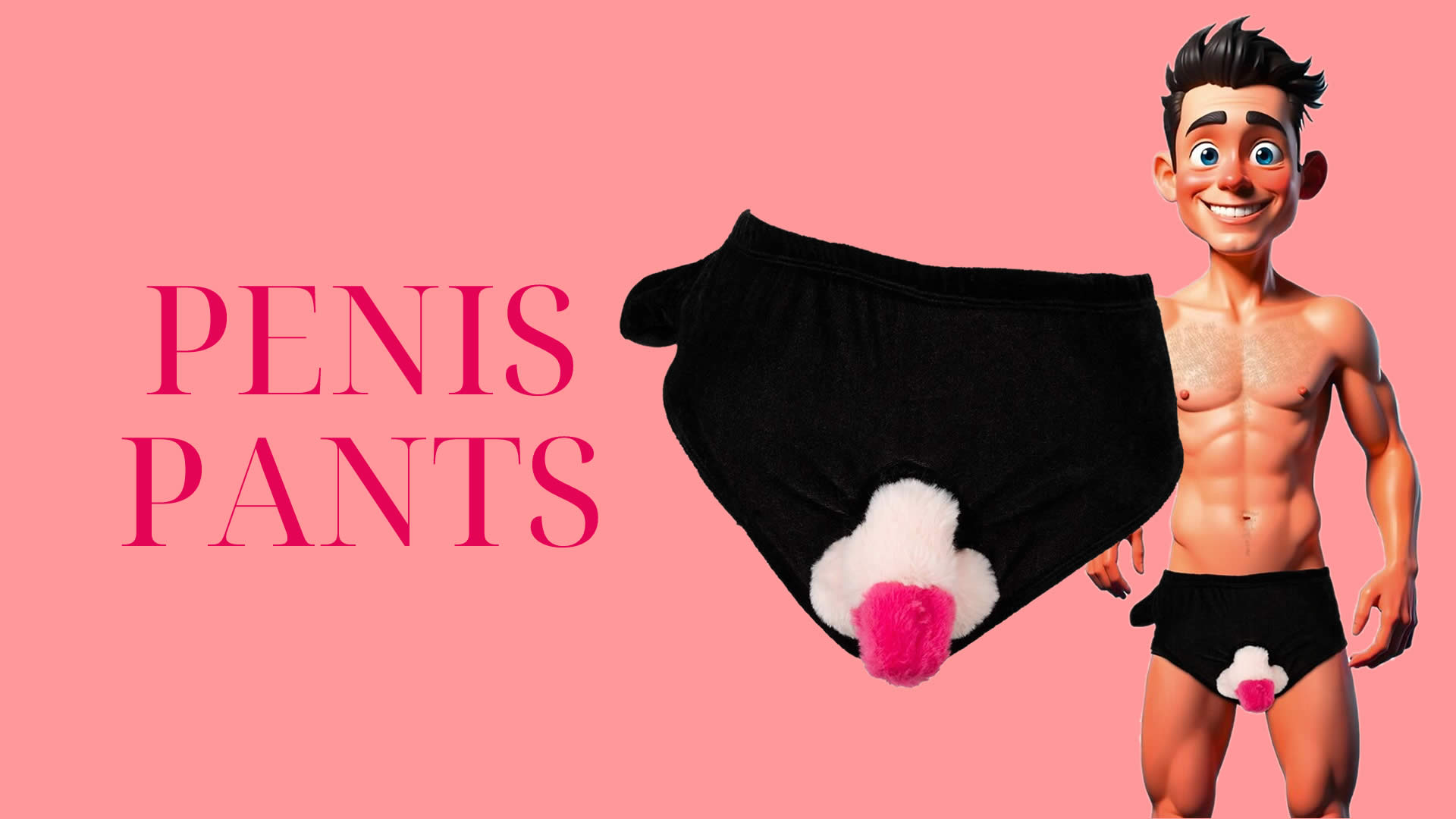 Trusser med Plys Penis og Pumpe