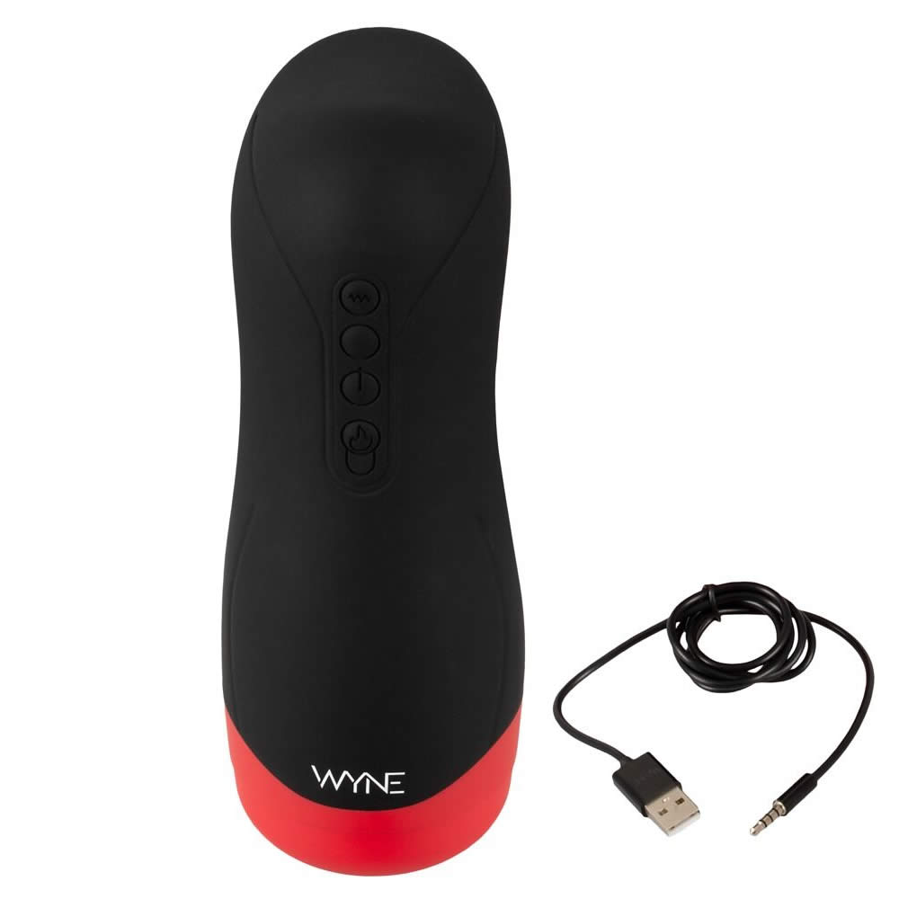 Wyne Masturbator 01 med Varme, Vibrator og Suge Funktion