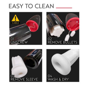 Wyne Masturbator 02 med Lyd, Vibrator og Suge Funktion