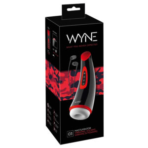 Wyne Masturbator 03 med Varme, Vibrator og Suge Funktion