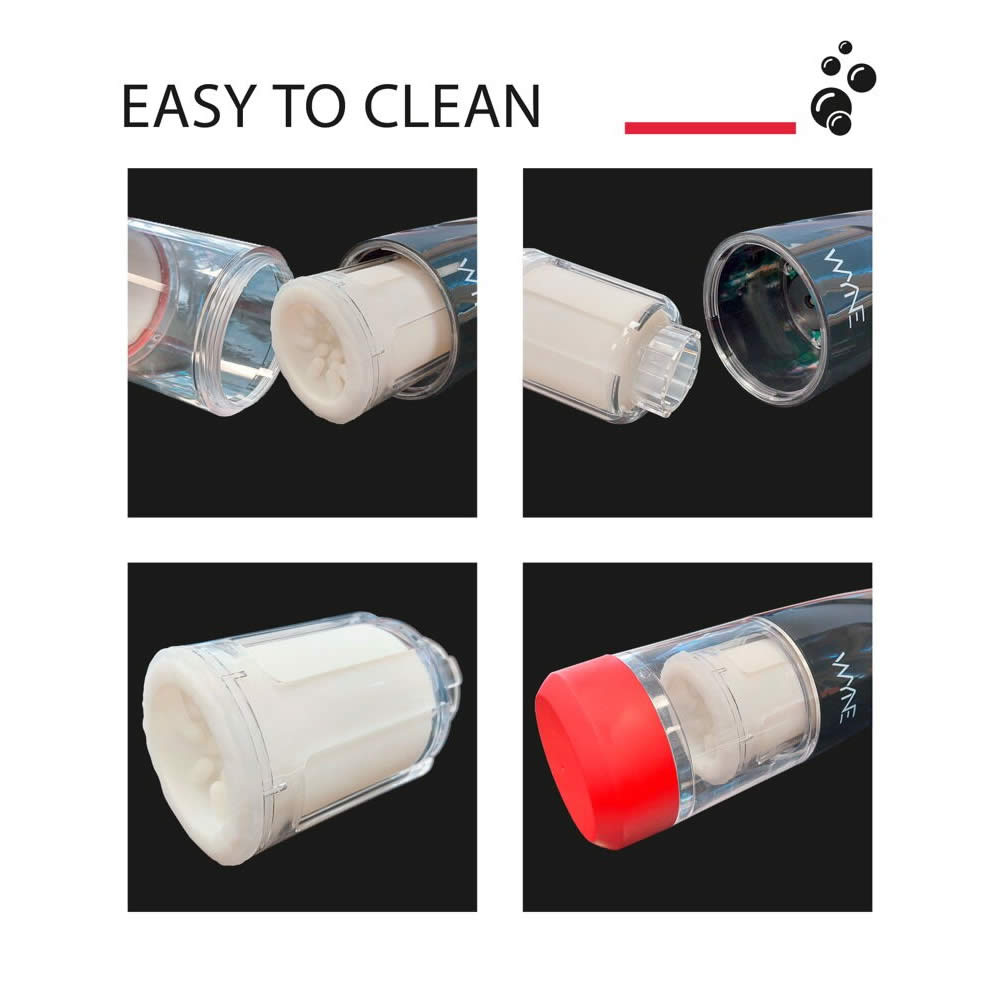 Wyne Masturbator 05 med Rotation og Støde Funktion