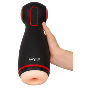 Wyne Masturbator 06 med Vibrator, Suge og Tryk Funktion