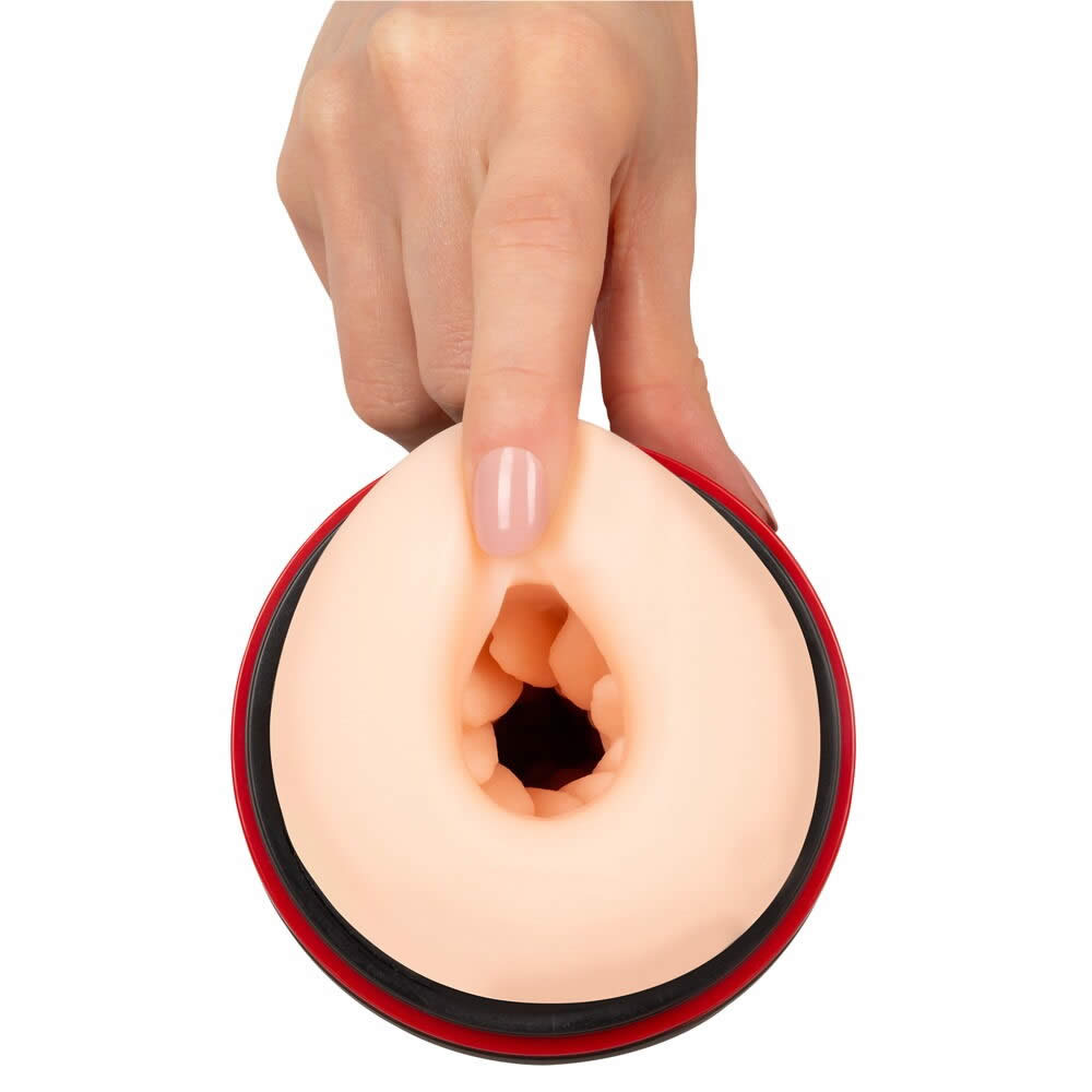 Wyne Masturbator 06 med Vibrator, Suge og Tryk Funktion