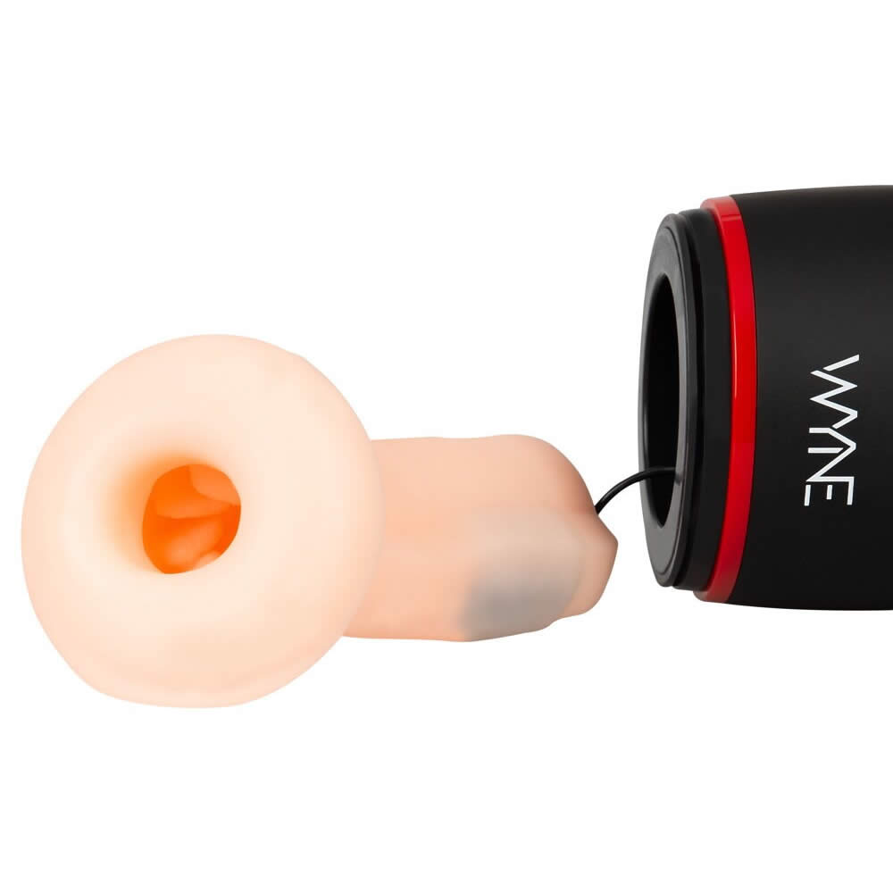 Wyne Masturbator 06 med Vibrator, Suge og Tryk Funktion