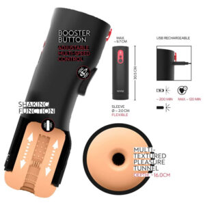 Wyne Masturbator 08 med Op og Ned Funktion og Pulser