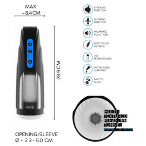 Wyne Masturbator 09 med Rotation Op og Ned samt Lyd