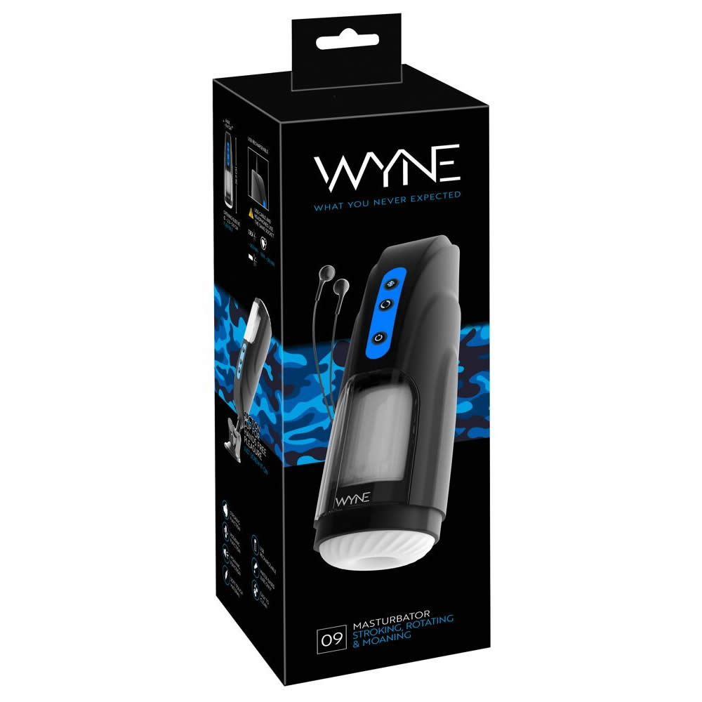 Wyne Masturbator 09 med Rotation Op og Ned samt Lyd
