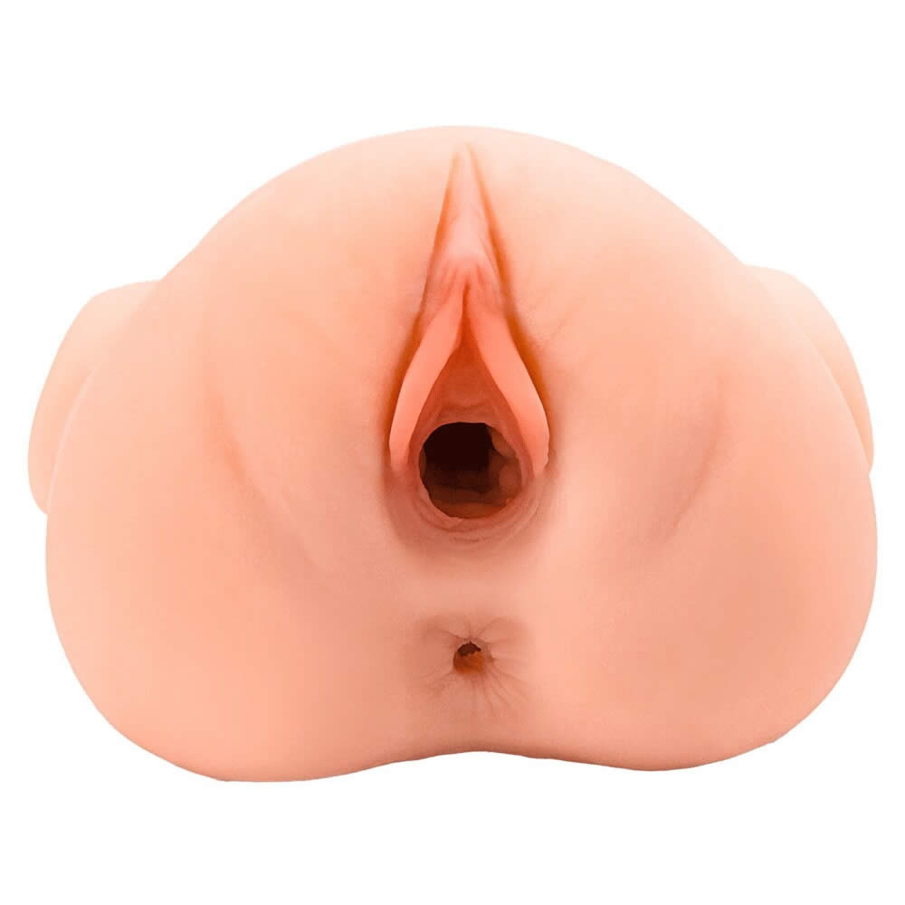 PDX Plus Pussy Double Pounder Masturbator med Vibrator