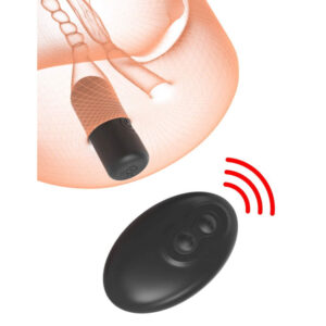 PDX Plus Pussy Double Pounder Masturbator med Vibrator