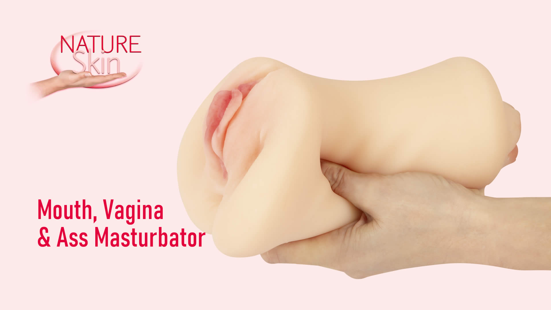 Natur Skin Mund, Vagina og Anus Masturbator