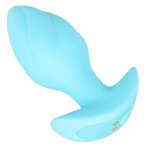 Cuties Vibrating Mini Butt Plug Blue Rose