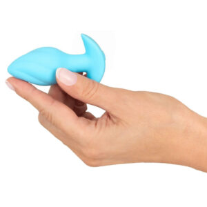 Cuties Vibrating Mini Butt Plug Blue Rose