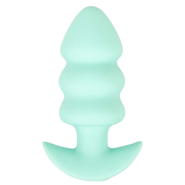 Cuties Vibrating Mini Butt Plug Teal Tree