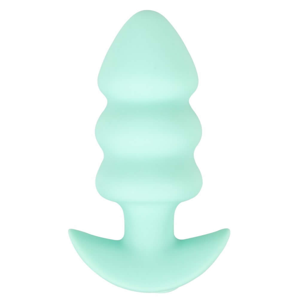 Cuties Vibrating Mini Butt Plug Teal Tree