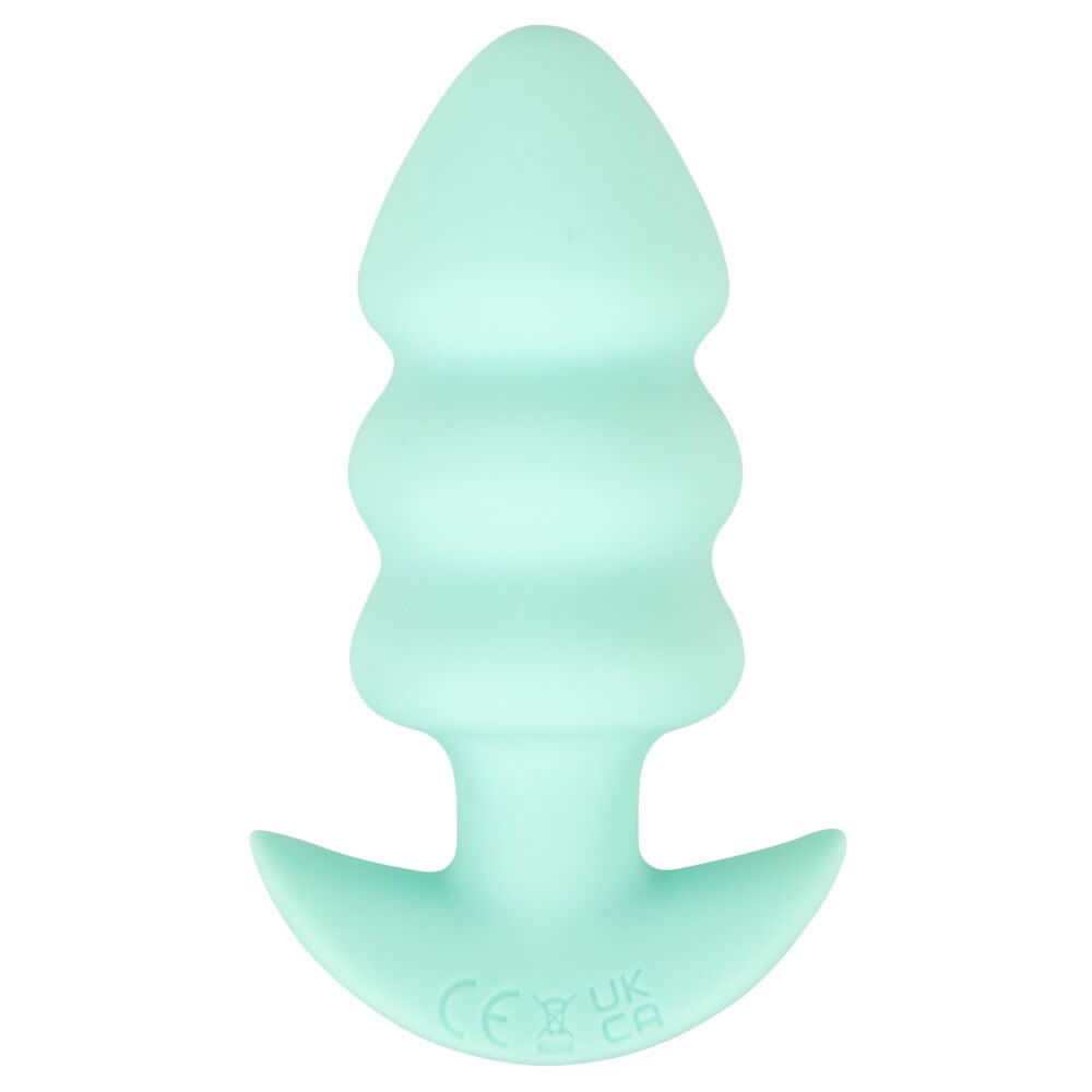 Cuties Vibrating Mini Butt Plug Teal Tree