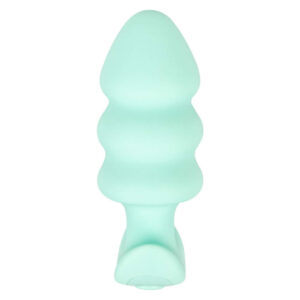 Cuties Vibrating Mini Butt Plug Teal Tree