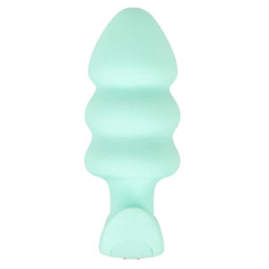 Cuties Vibrating Mini Butt Plug Teal Tree