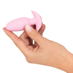 Cuties Vibrating Mini Butt Plug Pink Peony