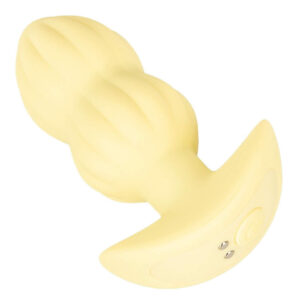 Cuties Vibrating Mini Butt Plug Yellow Blossom