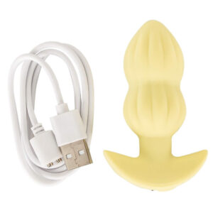 Cuties Vibrating Mini Butt Plug Yellow Blossom