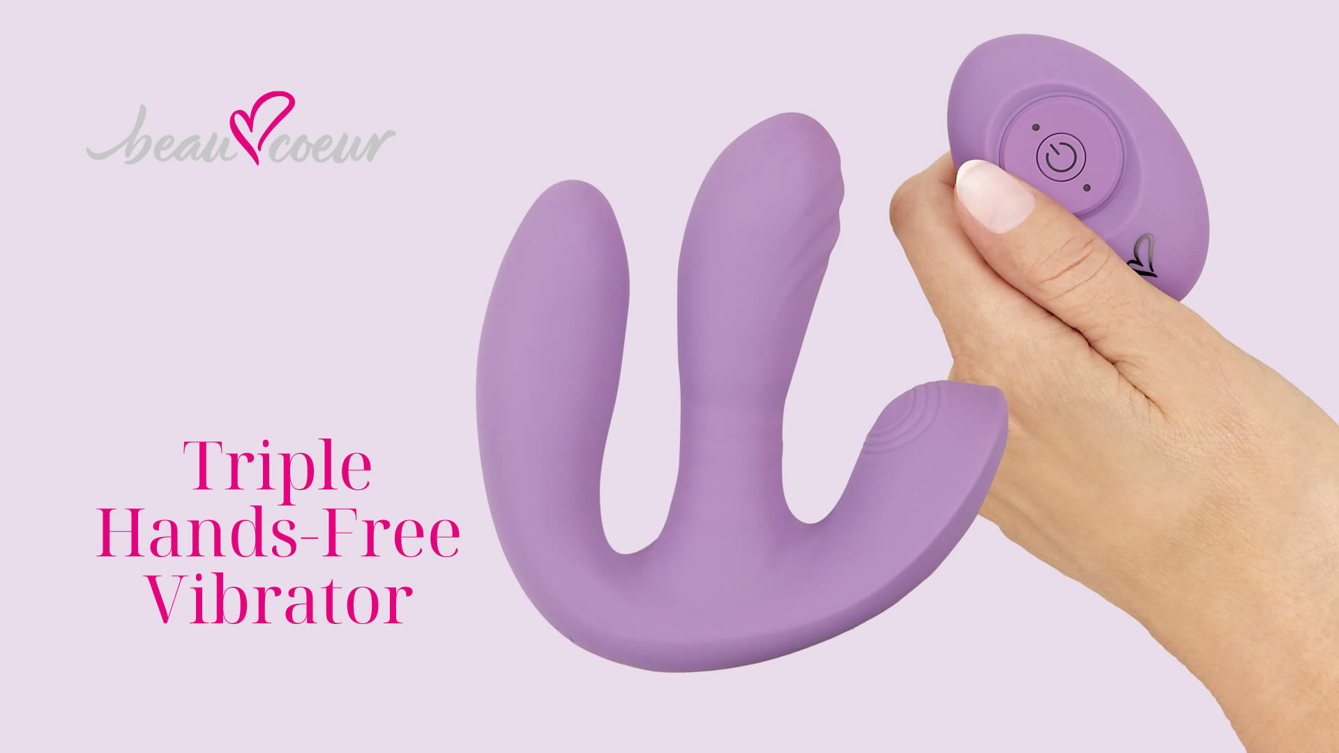 Beau Coeur Mireva Fjernbetjent Triple Hands-Free Vibrator
