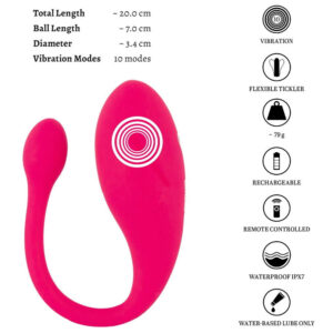 Beau Coeur Koral Love Ball Fjernbetjent Vibrator Æg