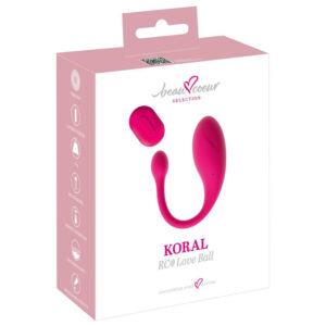 Beau Coeur Koral Love Ball Fjernbetjent Vibrator Æg