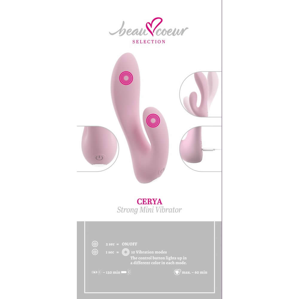 Beau Coeur Cerya Strong Mini Rabbit Vibrator